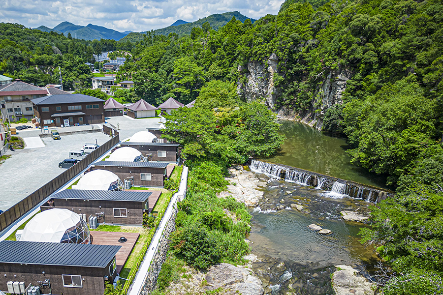 観光名所・屏風岩を有する兵庫県猪名川町