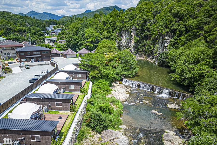 観光名所・屏風岩を有する兵庫県猪名川町